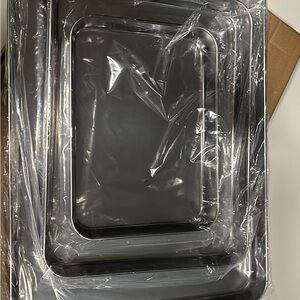 Set of Silver Baking Trays